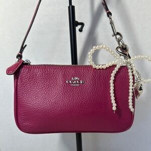 Coach Nolita 19 Fuchsia Leather Shoulder Bag
